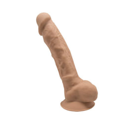 SILEXD - MODEL 1 REALISTIC PENIS PREMIUM SILEXPAN SILICONE CARAMEL 17.5 CM