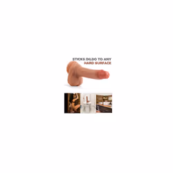 Chronus Realistic Dildo for Beginners Realistic Oversized Silicone Dildo with Powerful Suction Cups for Hands-Free Play Realistic