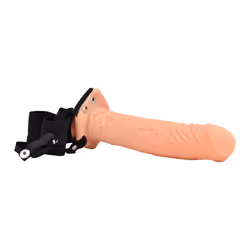 Loving Joy 8 Inch Hollow Strap On Vanilla