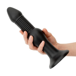 Buttr Anal Butt Dildo | Ribbed Head Suction Cup Large Anal Dildo Sex Toy