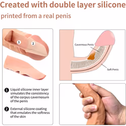 8.7 Inch Suction Cup Dildo, Realistic Dildos Adult Sex Toys