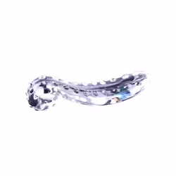 Glass Dildo Sex Toy Women - Rainbow Wand -Pink