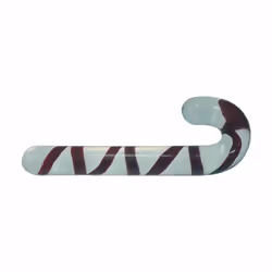 Huge Pyrex Glass Dildo Christmas Candy Cane Anal Plug Dong