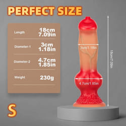 Huge Silicone Animal Dildo Runyu Sex Toy For Men Women Adult Supplies Large Dog Dildo Xxl - S