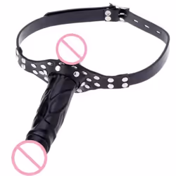 Funny Dildo Ended Anal Penis Dual Simulation Gag Masturbate Plug Women Adult Sex Tool