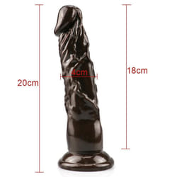 Small Dildo Realistic Penis Suction Cup Dildo Dick Female Masturbator Clitoral Stimulator Lesbian Sex Toys For Women - Size:20cm*4cm