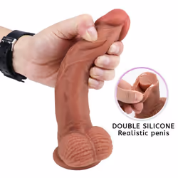 Huge Dildos For Women Runyu Realistic Penis Females Masturbation  Big Dick Adult Sex Toys Soft Silicone - 18cm*3.5cm