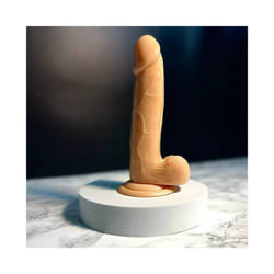 Suction Cup Dildo Realistic Feel Sex Toy Anal 6 7 8 9 Inch Small Medium Large - Flesh -S