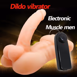 Women Real Silicone Dildo Vibrator  Machine  Toys For Women Electronic10ml - yellow