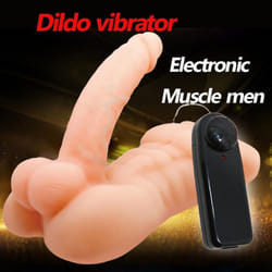Women Real Silicone Dildo Vibrator  Machine  Toys For Women Electronic10ml - yellow