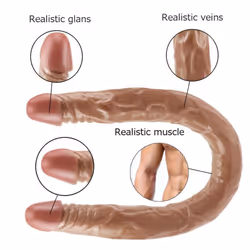 Dildo Runyu Double Long Realistic Dildos Cock Vaginal Anal Plug Adult Products Penis For Women Sex Toys - S
