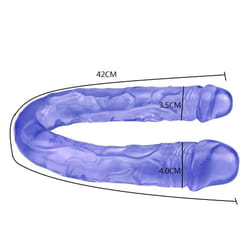 Soft Dildo Double Long Realistic Dildos Runyu Cock Lesbian Vaginal Anal Plug Penis For Women Dildos Sex Toys - S