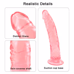 Realistic Dildo Anal Masturbator Runyu Pink Sex Toys For Couples Women Men - pink
