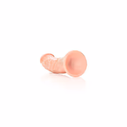 Real Rock - Curved Realistic Dildo with Suction Cup 7 inches - Skin