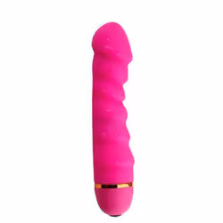 20 Modes Vibrator Soft Silicone Dildo Realistic Penis Strong Motor G-spot Clitoral Stimulator Female Masturbator - rose red