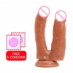 Double Dildo for Women Penis Artificial Realistic Dildo Dick?for Girl Godemichets Sexshop Strap on Double Penetration Plug 18+