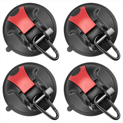 4 PCS Heavy Duty Suction Cup Hooks for Camping, Car, RV, Window - Camping