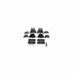 Rhino-Rack Set of 4 Legs  Works with Vortex Bars & Pad & Clamp Kit  Made with Glass Infused Nylon  Locking Security Covers (R ...