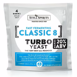 Still Spirits Classic 8 Urea Turbo Yeast (US/ UK/CAN Only) 20% ABV