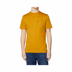 BEN SHERMAN Mens T Shirt Plain Casual Summer Tee - Gold, M