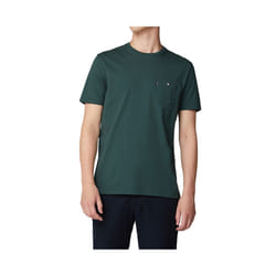BEN SHERMAN Mens T Shirt Plain Casual Summer Tee - Dark Green, M