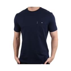 BEN SHERMAN Mens T Shirt Plain Casual Summer Tee - Navy, S