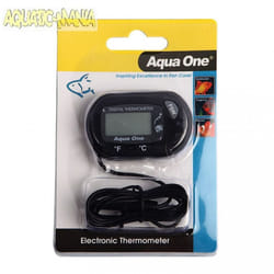 Aqua One Thermometer LCD Electronic Outside Tank ST-3 10299