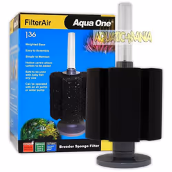 Aqua One Filter Air 136 Air Filter 12 Wx 24 Hx 12 Dcm 19886
