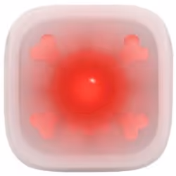 Knog Blinder 1, Silver, Aluminium, Silicone, 11 lm, 500 m