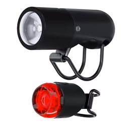 Knog Plugger Bike Light Twinpack, Bike flashlight, Black, Thermoplastic urethane (TPU), Battery level, IP67, -20 - 50 °C