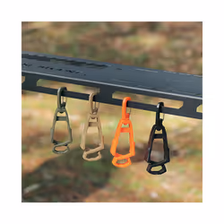 Outdoor Protective Gloves Clip Hanger Multi-purpose Safety Work Gloves - Green 2PCS