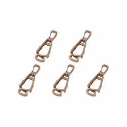 Outdoor Protective Gloves Clip Hanger Multi-purpose Safety Work Gloves - Khaki 5PCS
