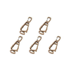 Outdoor Protective Gloves Clip Hanger Multi-purpose Safety Work Gloves - Khaki 5PCS