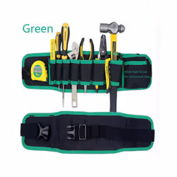 Multi-color Electricians Tool Tool Bags Belt Repair Pouch Pocket Tool - Green