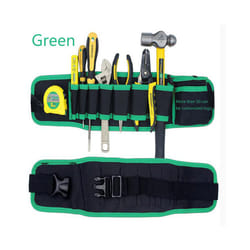 Multi-color Electricians Tool Tool Bags Belt Repair Pouch Pocket Tool - Green
