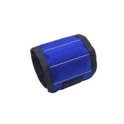 Magnetic Wristband Portable Tool Bag with 3 Magnet Electrician Wrist Tool - Blue