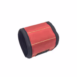 Magnetic Wristband Portable Tool Bag with 3 Magnet Electrician Wrist Tool - Red