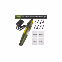 Pen Type Mini Sander Stroke Grinder Tool Machine Model Sander Groove Grinding - Pen8Head4paper