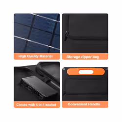 300W Foldable Solar Panel Dual USB/TYPE C/DC Protable Outdoor Folding - 100A
