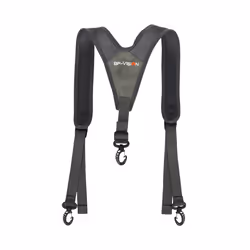 Y-Shaped Adjustable Hanging Electrician Tool Suspenders Reducing Weight - Grey