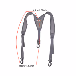 Y-Shaped Adjustable Hanging Electrician Tool Suspenders Reducing Weight - Cam