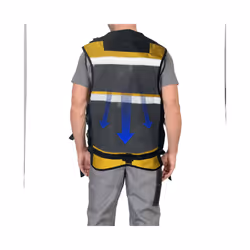 Tool Vest With Adjustable Straps, Tool Pockets, Tool Bags Belt Loops And - Yellow