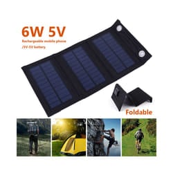 Outdoor Hiking Waterproof Foldable Solar panel For Phone power bank Solar - 2PCS 1W 3V