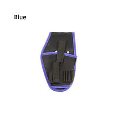Screwdriver Rechargeable Waist Tool Bags Belt Multi-functional Tool Bags - blue