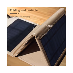 Outdoor emergency charging Solar panel 5V 2USB Portable Foldable Waterproof - 10w Mickey color