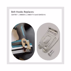 Tool Bags Belt Clip Hook for Makita 18V Cordless Drills Impact Driver - 2pcs