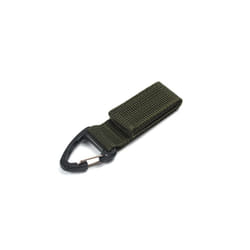 Outdoor Tactical Nylon Webbing Backpack Hanging Buckle Keychain Gadgets - Green