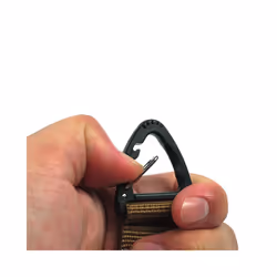 Outdoor Tactical Nylon Webbing Backpack Hanging Buckle Keychain Gadgets - Green