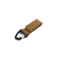 Outdoor Tactical Nylon Webbing Backpack Hanging Buckle Keychain Gadgets - Khaki