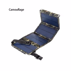 Solar Panel 20w Foldable Bag Portable Outdoor Small Photovoltaic Solar - Camouflage